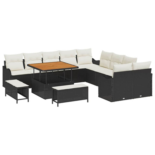 Tuin Sofa Set 13 Pcs Poly Rattan