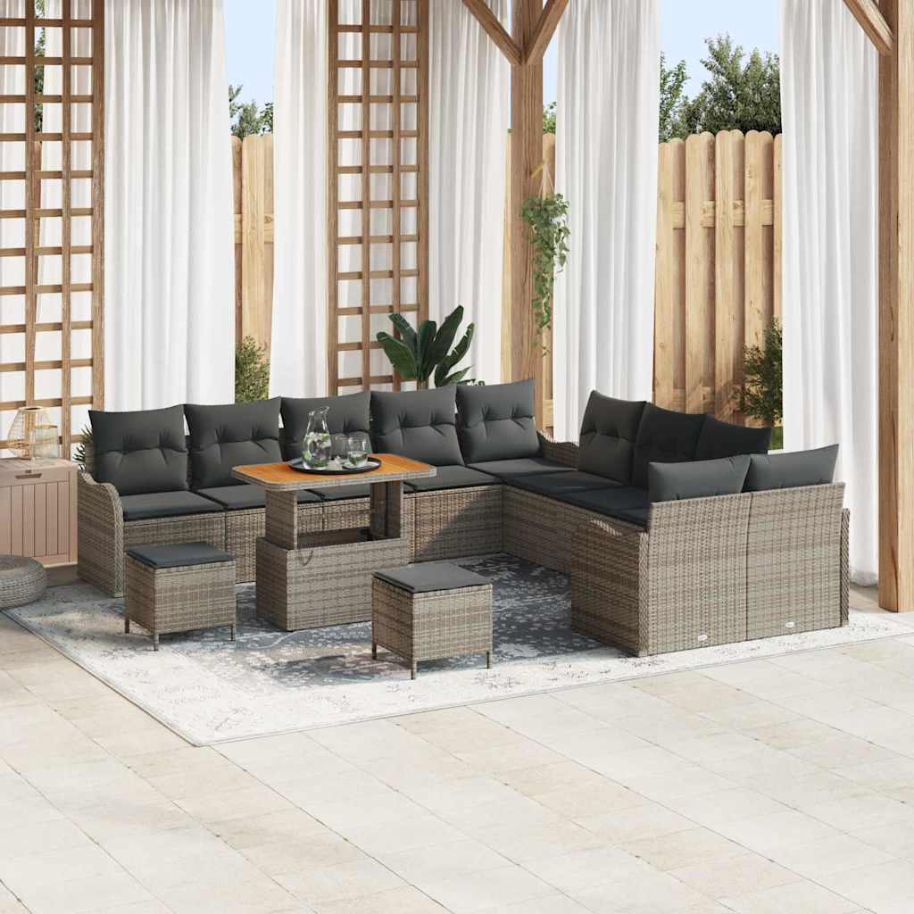 Tuin Sofa Set 13 Pcs Poly Rattan