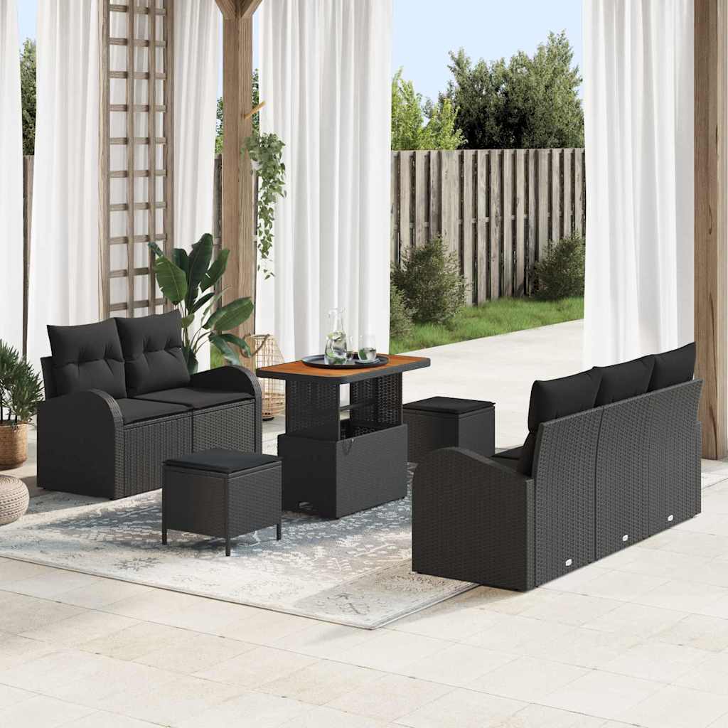 Tuin Sofa Set 8 Pcs Poly Rattan