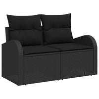 Tuin Sofa Set Met Kussen 9 Pcs Poly Riet