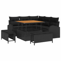 Tuin Sofa Set Met Kussen 8 Pcs Poly Riet