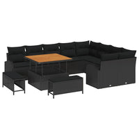 Tuin Sofa Set Met Kussen 12 Pcs Poly Riet