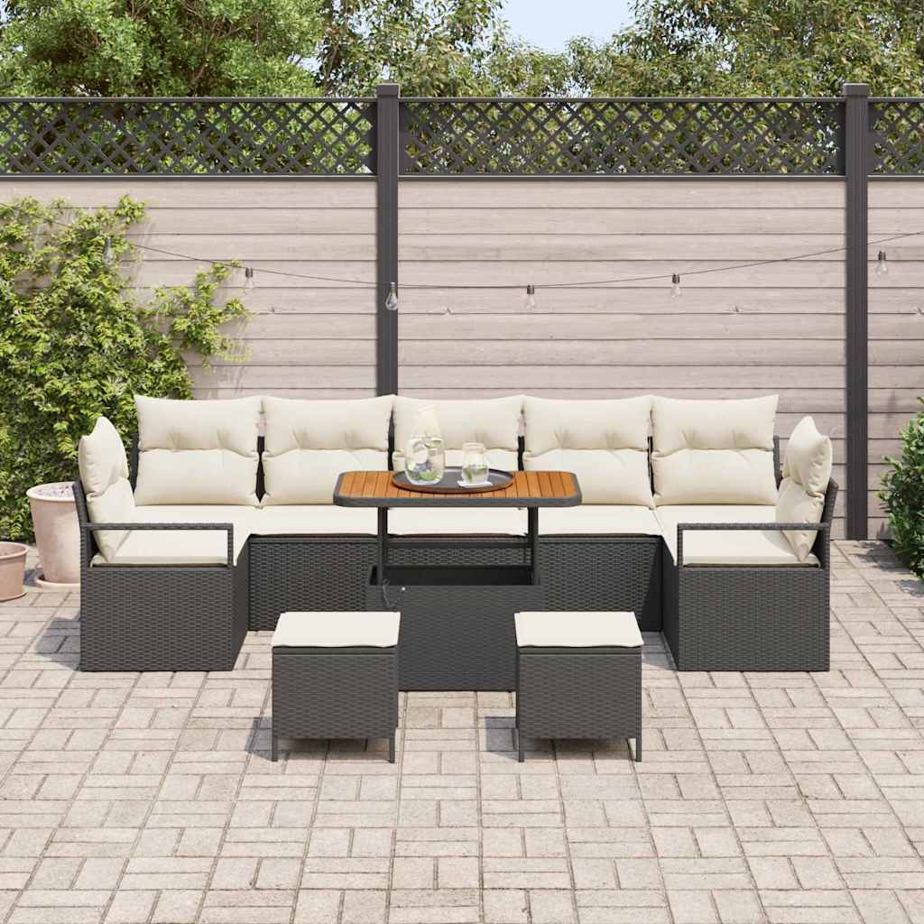 Tuin Sofa Set Met Opslag 10 Pcs Poly Riet
