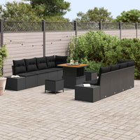Tuin Sofa Set Met Kussen 11 Pcs Poly Riet