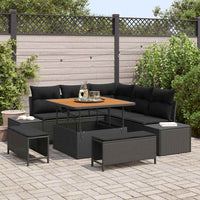 Tuin Sofa Set Met Kussen 8 Pcs Poly Riet