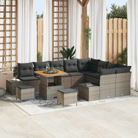 Tuin Sofa Set Met Opslag 12 Pcs Poly Riet