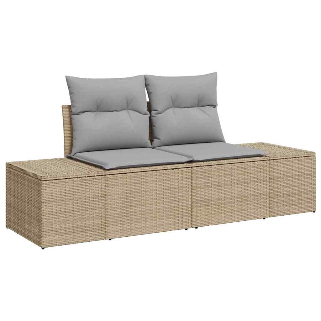Tuin Sofa Set Met Kussen 13 Pcs Poly Riet