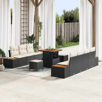Tuin Sofa Set Met Kussen 10 Pcs Poly Riet