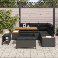 Tuin Sofa Set Met Kussen 8 Pcs Poly Riet