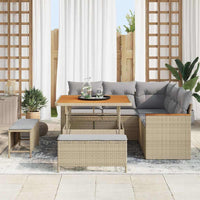 Tuin Sofa Set Met Kussen 8 Pcs Poly Riet