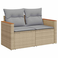 Tuin Sofa Set Met Kussen 8 Pcs Poly Riet