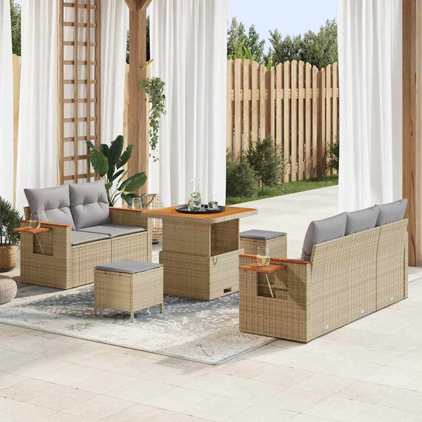 Tuin Sofa Set Met Kussen 8 Pcs 80 X 80 X 71 Cm