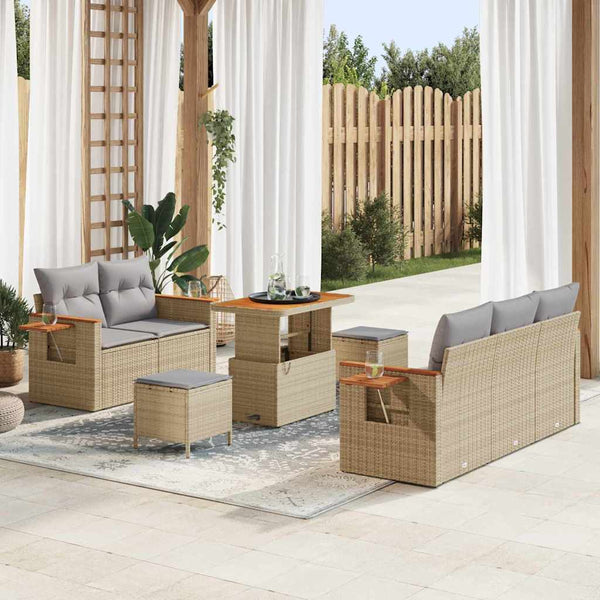 Tuin Sofa Set Met Kussen 8 Pcs 80 X 80 X 71 Cm