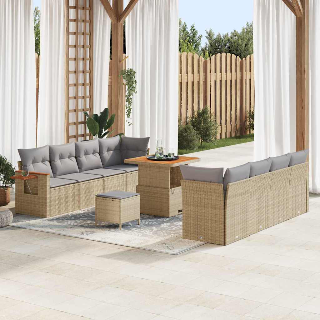 Tuin Sofa Set Met Kussen 11 Pcs 80 X 80 X 71 Cm