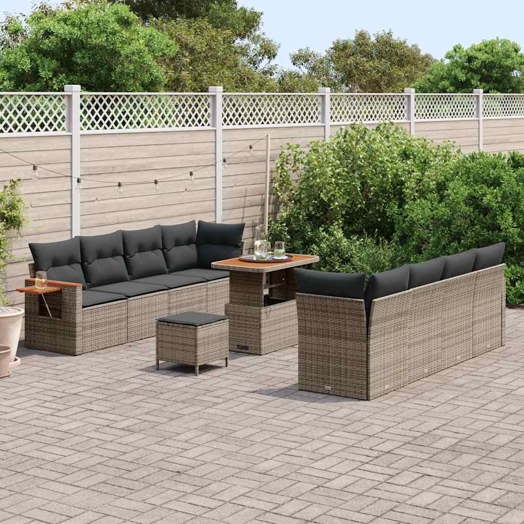 Tuin Sofa Set Met Kussen 11 Pcs 80 X 80 X 71 Cm