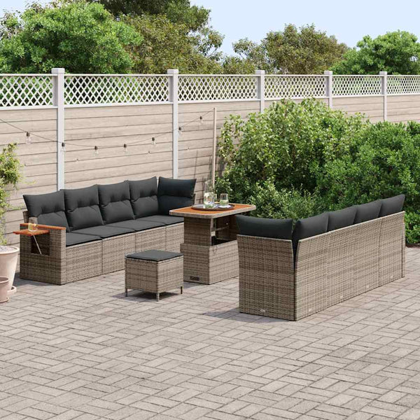 Tuin Sofa Set Met Kussen 11 Pcs 80 X 80 X 71 Cm