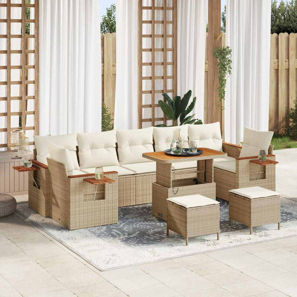 Tuin Sofa Set Met Kussen 10 Pcs 90 X 55 X 71 Cm