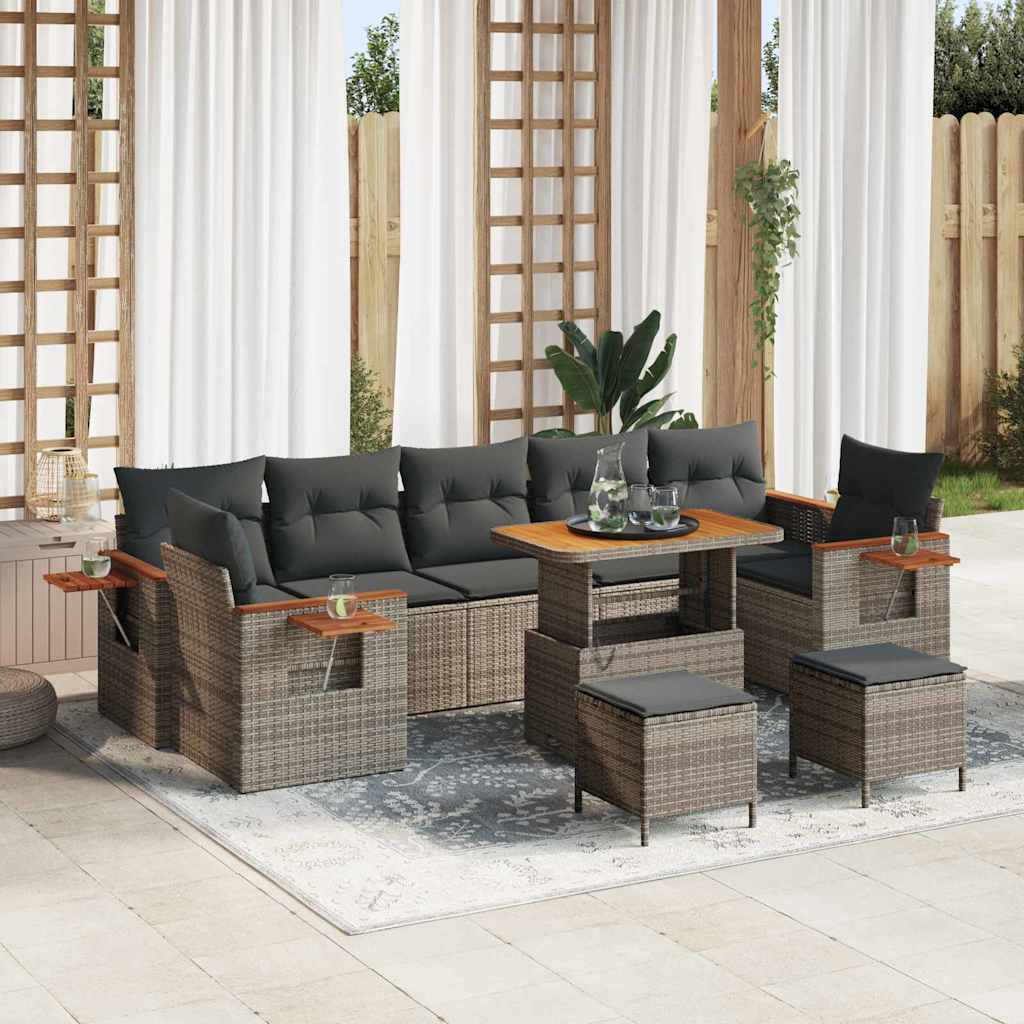 Tuin Sofa Set Met Kussen 10 Pcs 90 X 55 X 71 Cm