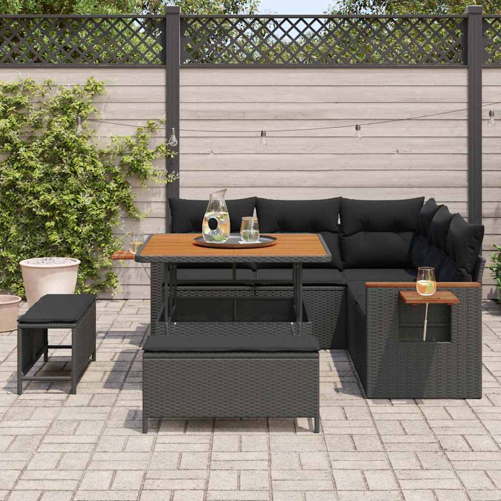 Tuin Sofa Set Met Kussen 8 Pcs 100 X 100 X 71 Cm