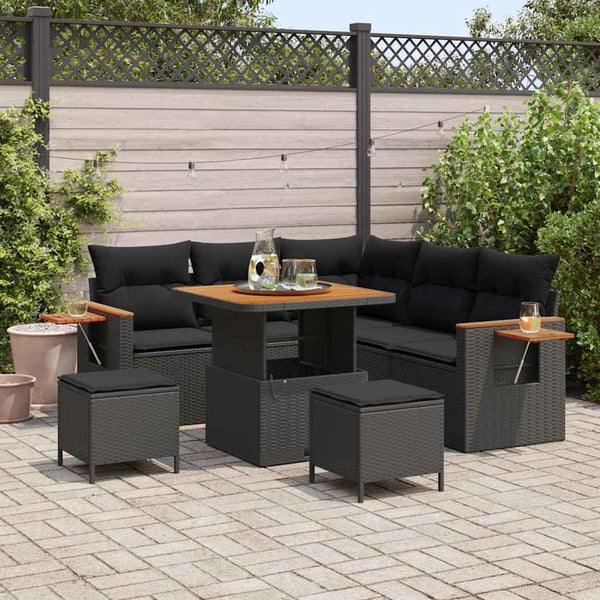 Tuin Sofa Set Met Kussen 8 Pcs 100 X 100 X 71 Cm