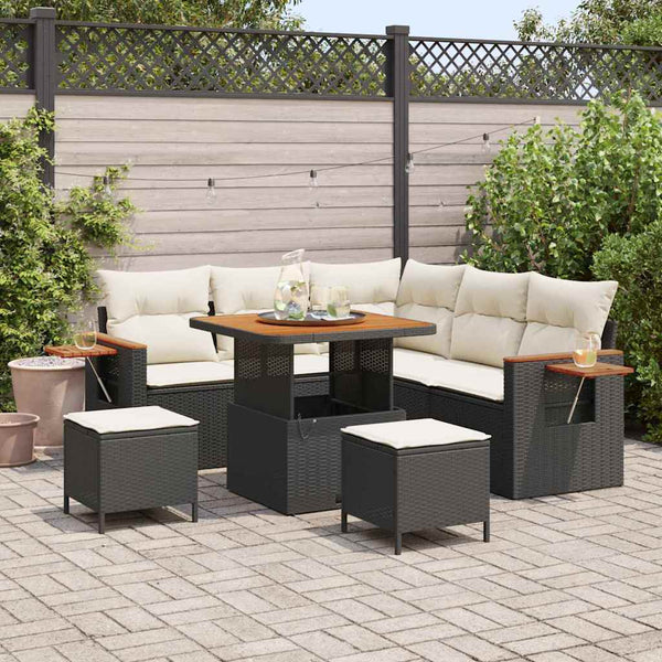 Tuin Sofa Set Met Kussen 8 Pcs 100 X 100 X 71 Cm