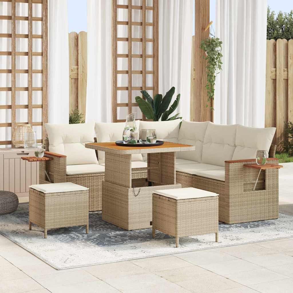 Tuin Sofa Set Met Kussen 8 Pcs 100 X 100 X 71 Cm