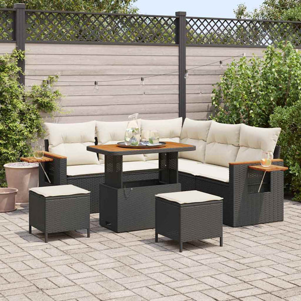 Tuin Sofa Set Met Kussen 8 Pcs 100 X 100 X 71 Cm
