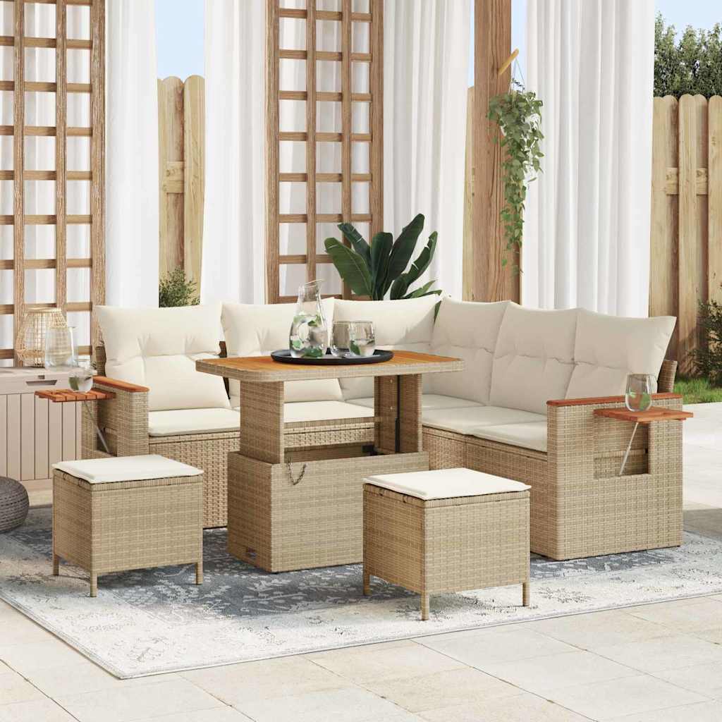 Tuin Sofa Set Met Kussen 8 Pcs 100 X 100 X 71 Cm