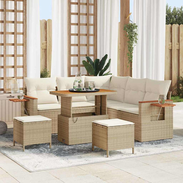 Tuin Sofa Set Met Kussen 8 Pcs 100 X 100 X 71 Cm