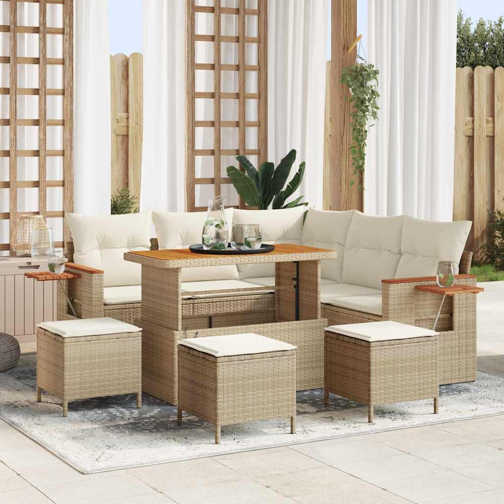 Tuin Sofa Set Met Kussen 8 Pcs 100 X 100 X 71 Cm