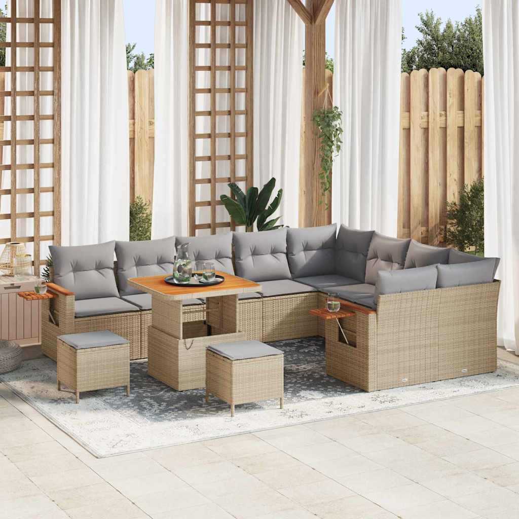 Tuin Sofa Set Met Kussen 12 Pcs 100 X 100 X 71 Cm