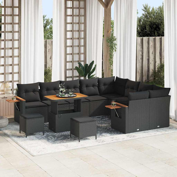 Tuin Sofa Set Met Kussen 12 Pcs 100 X 100 X 71 Cm
