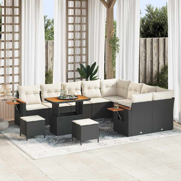 Tuin Sofa Set Met Kussen 12 Pcs 100 X 100 X 71 Cm