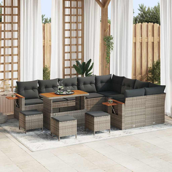 Tuin Sofa Set Met Kussen 12 Pcs 100 X 100 X 71 Cm