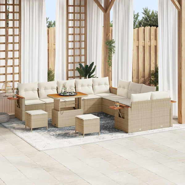Tuin Sofa Set Met Kussen 13 Pcs 100 X 100 X 71 Cm
