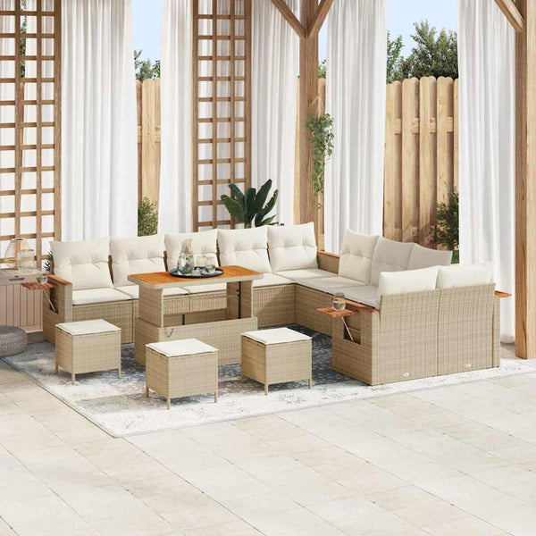 Tuin Sofa Set Met Kussen 13 Pcs 100 X 100 X 71 Cm