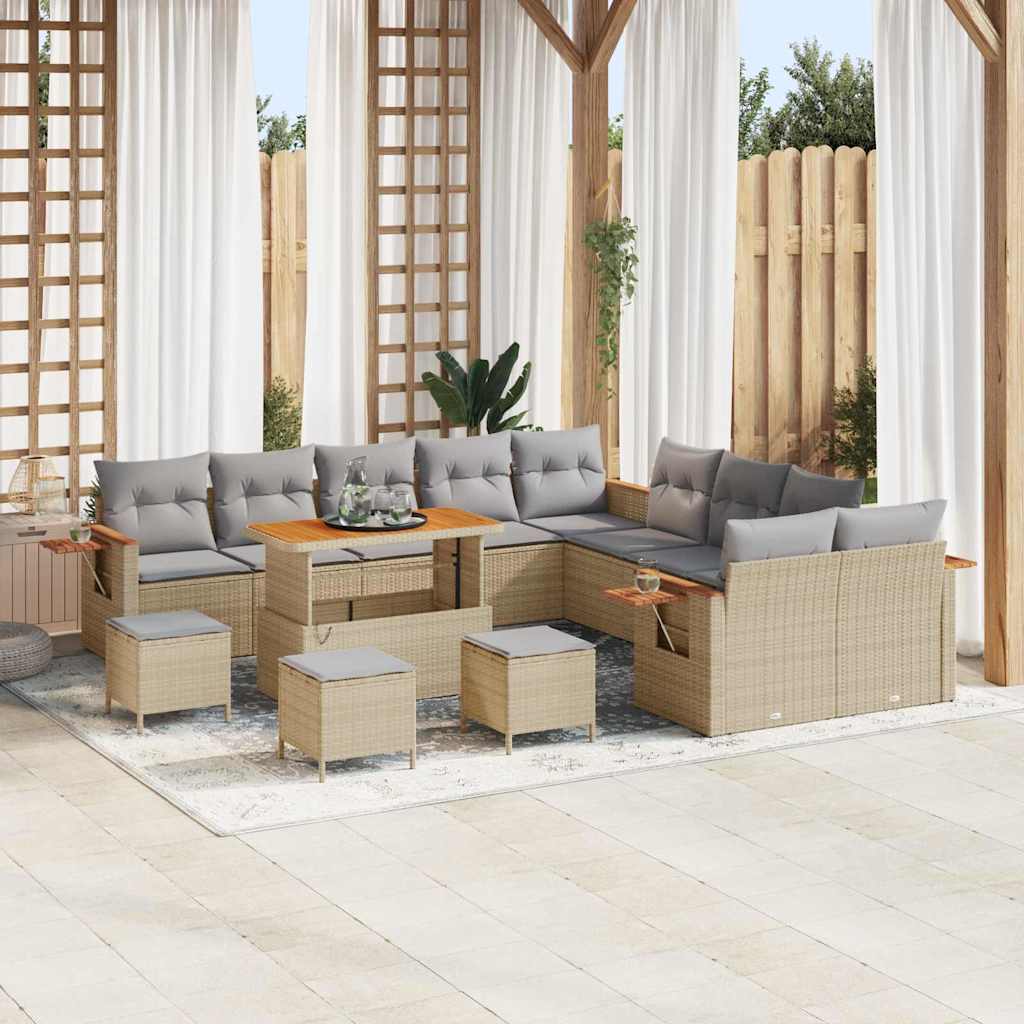 Tuin Sofa Set Met Kussen 13 Pcs 100 X 100 X 71 Cm
