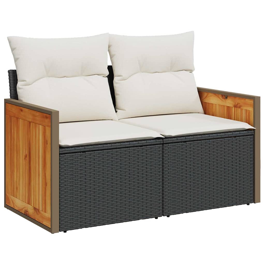 Tuin Sofa Set Met Kussen 11 Pcs En Crème 80 X 80 X 71 Cm