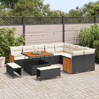 Tuin Sofa Set 12 Pcs En Crème 100 X 100 X 71 Cm