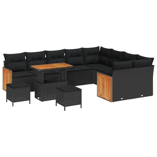 Tuin Sofa Set 12 Pcs En Crème 100 X 100 X 71 Cm