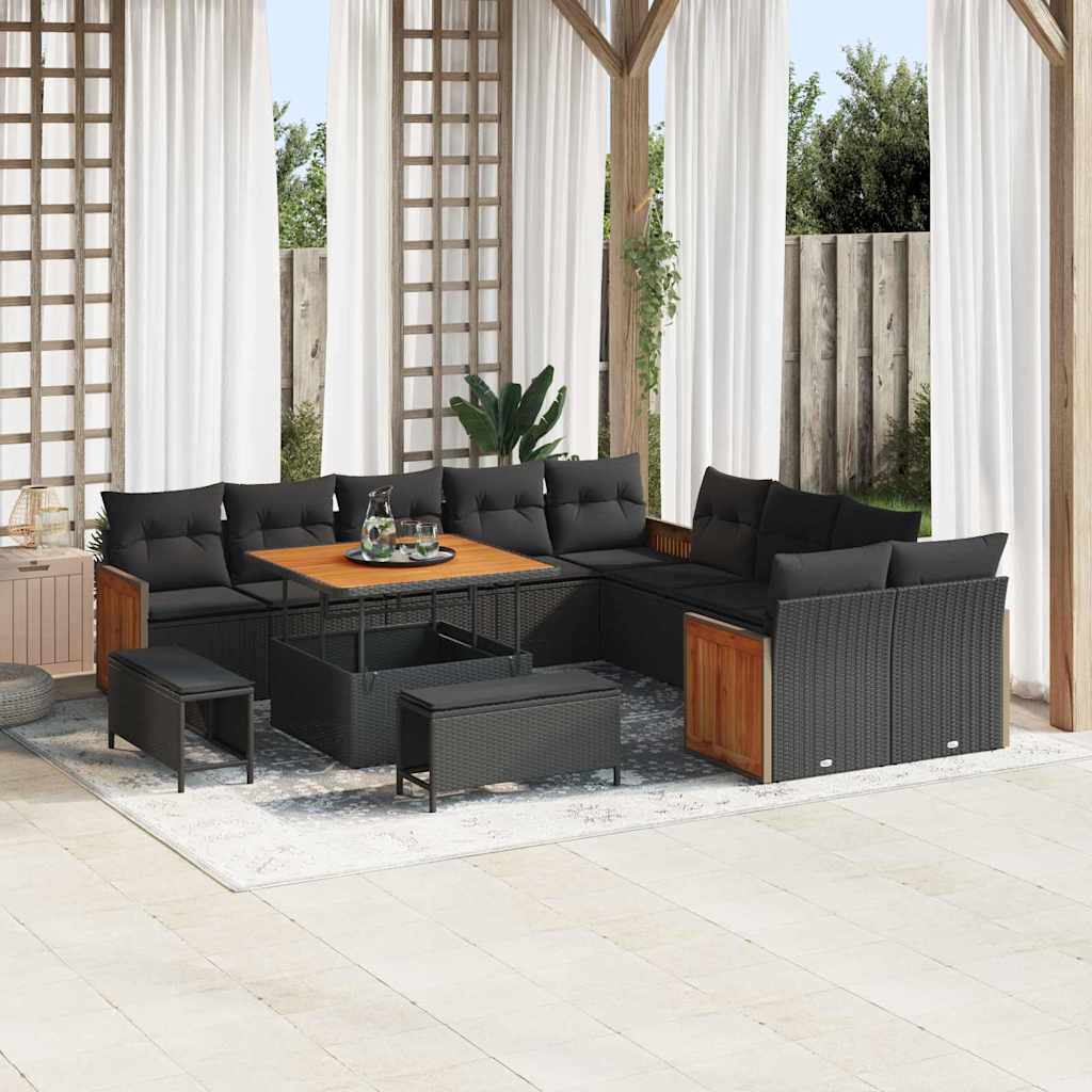 Tuin Sofa Set 13 Pcs En Crème 100 X 100 X 71 Cm