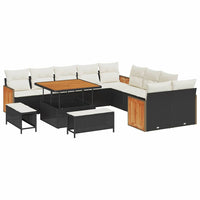 Tuin Sofa Set 13 Pcs En Crème 100 X 100 X 71 Cm