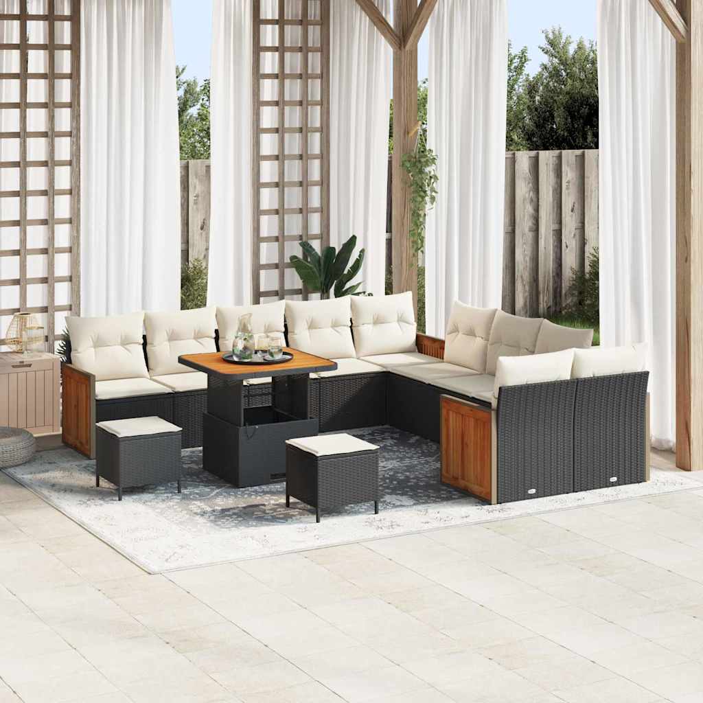 Tuin Sofa Set 13 Pcs En Crème 100 X 100 X 71 Cm