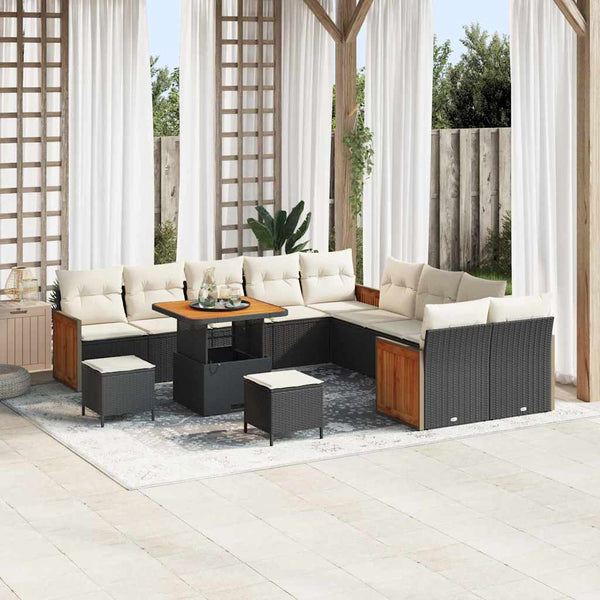 Tuin Sofa Set 13 Pcs En Crème 100 X 100 X 71 Cm