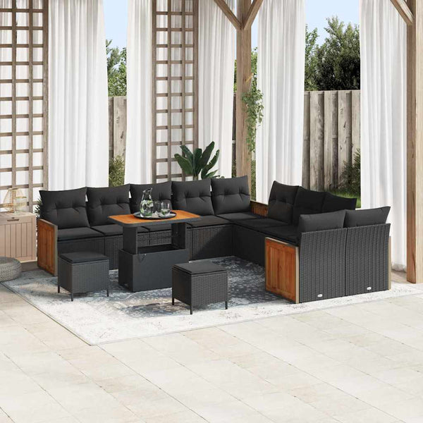 Tuin Sofa Set 13 Pcs En Crème 100 X 100 X 71 Cm