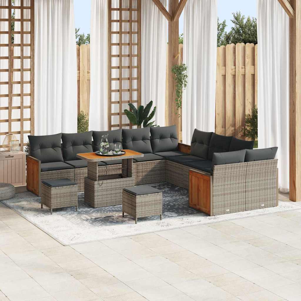 Tuin Sofa Set 13 Pcs En Crème 100 X 100 X 71 Cm