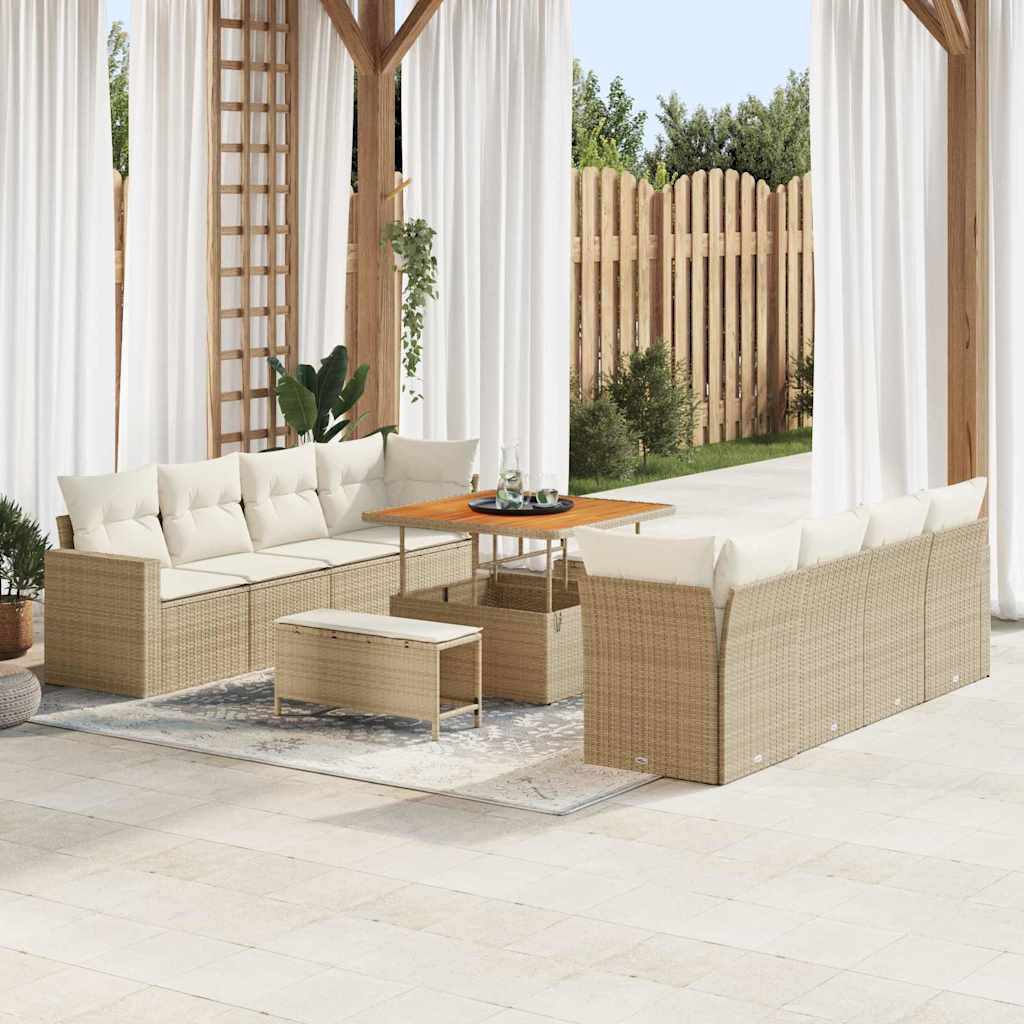 Tuin Sofa Set Met Kussen 11 Pcs 80 X 80 X 71 Cm