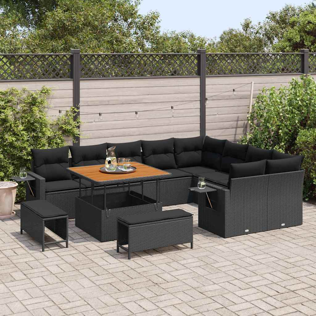 Tuin Sofa Set Met Kussen 12 Pcs 100 X 100 X 71 Cm