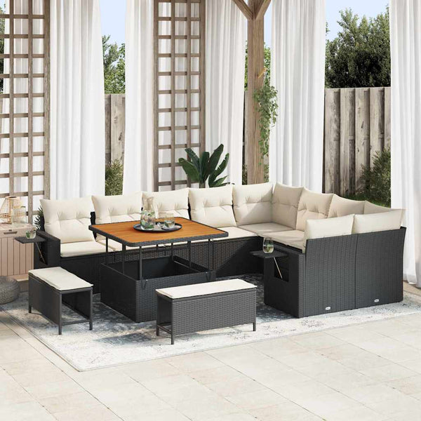 Tuin Sofa Set Met Kussen 12 Pcs 100 X 100 X 71 Cm