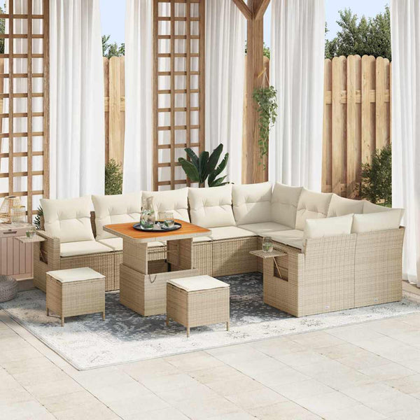 Tuin Sofa Set Met Kussen 12 Pcs 100 X 100 X 71 Cm